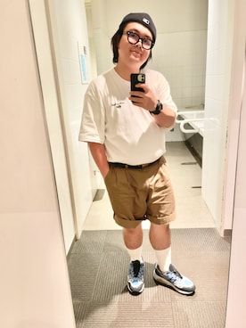 「LACOSTE（ラコステ）のアイテム」を使った、りゅうたさん（メンズ・159cm）の秋コーディネート