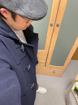 「アイテム（ダッフルコート）」を使った、りゅうたさん（メンズ・158cm・20代）の冬コーディネート