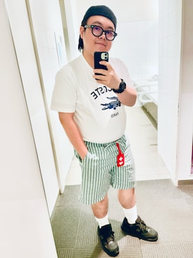 「アイテム（レッグウェア）」を使った、りゅうたさん（メンズ・159cm・30代）の夏コーディネート