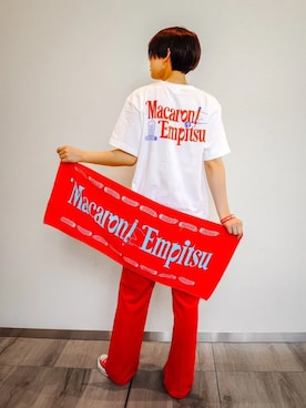 「select MOCA（セレクトモカ）のアイテム（パンツ）」を使った、加賀 雪乃さん（レディース・160cm）の冬コーディネート