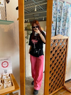 「Reebok（リーボック）のアイテム」を使った、加賀 雪乃さん（レディース・160cm）の秋コーディネート