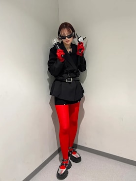 加賀 雪乃さん（レディース・160cm）の冬コーディネート