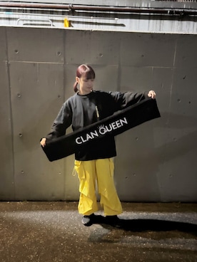 「Reebok(リーボック)のアイテム」を使った、加賀 雪乃さん(レディース・160cm)の春コーディネート