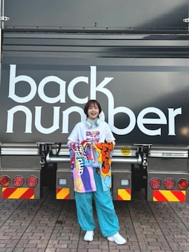 「EDWIN（エドウィン）のアイテム」を使った、加賀 雪乃さん（レディース・160cm）の冬コーディネート