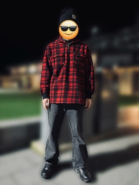 「Levis PReMIUM（リーバイスプレミアム）のアイテム（パンツ）」を使った、U N A G Iさん（メンズ・179cm）の春コーディネート