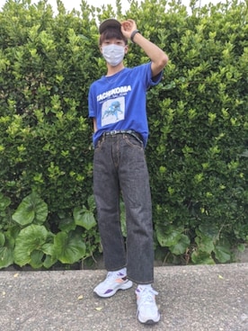 「Back Channel（バックチャンネル）のアイテム（パンツ）」を使った、Eishuさん（メンズ・175cm）の夏コーディネート