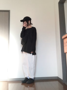 「Miffy（ ミッフィー）のアイテム（アクセサリー）」を使った、ふとまきさん（レディース・155cm）の秋コーディネート