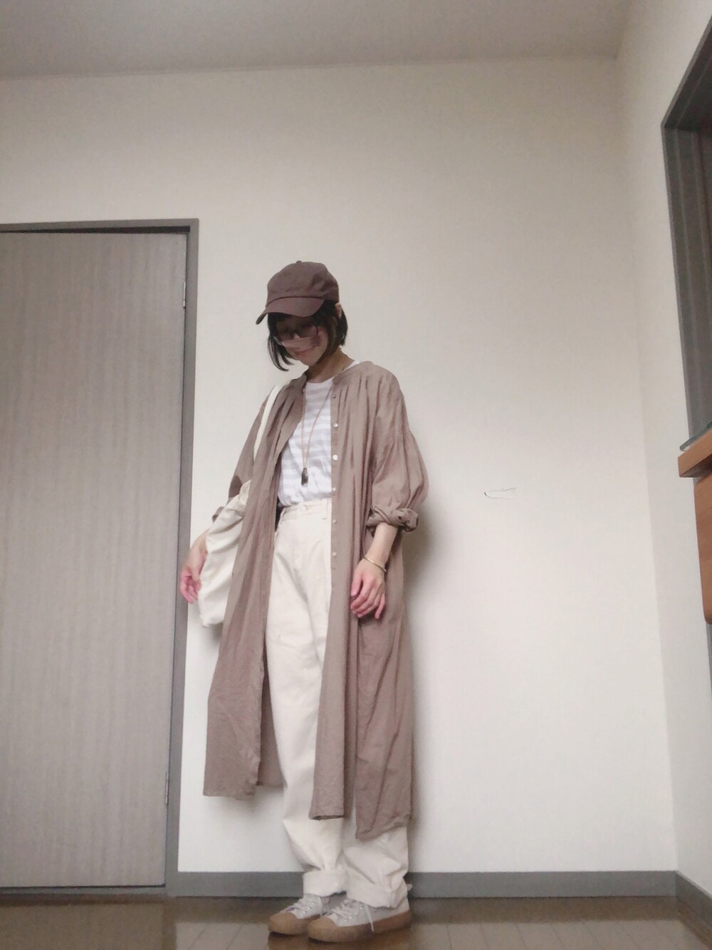 Samansa Mos2（サマンサ モスモス）の「ギャザーハオリシャツ