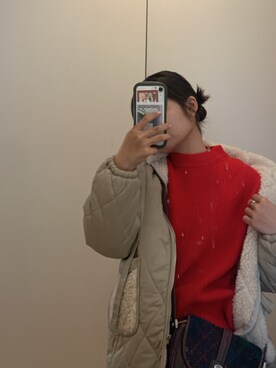 　　7ちゃさん（レディース・152cm）の冬コーディネート