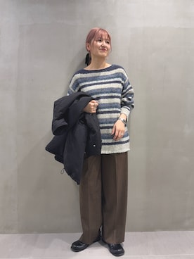 「アイテム（ダウンジャケット/コート）」を使った、ユイさん（レディース・163cm・20代）の秋コーディネート