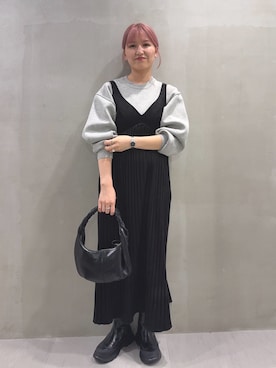 「アイテム（ワンピース）」を使った、ユイさん（レディース・163cm・20代）の秋コーディネート