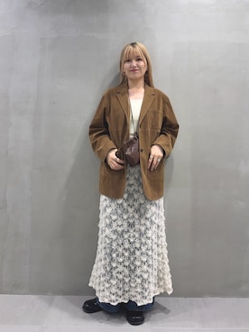 「アイテム（その他アウター）」を使った、ユイさん（レディース・163cm・20代）の秋コーディネート