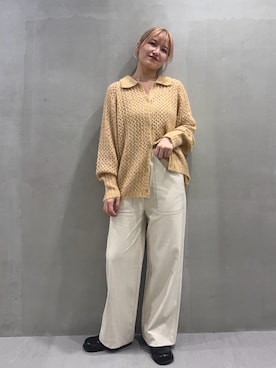 「LAATO（ラート）のアイテム」を使った、ユイさん（レディース・163cm）の秋コーディネート