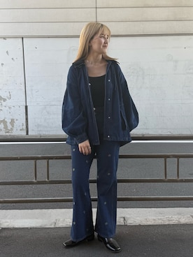 「アイテム（キャミソール）」を使った、ユイさん（レディース・163cm・20代）の夏コーディネート