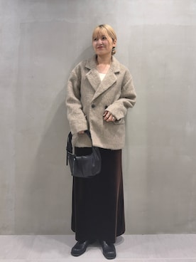 「アイテム（その他アウター）」を使った、ユイさん（レディース・163cm・20代）の秋コーディネート