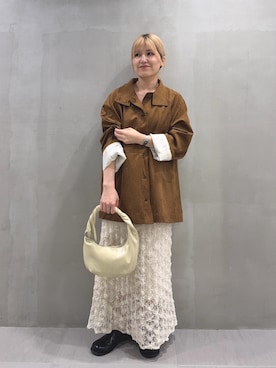 「アイテム（カバーオール）」を使った、ユイさん（レディース・163cm・20代）の秋コーディネート