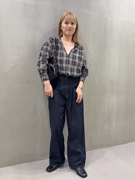 「KBF（ケイビーエフ）のアイテム」を使った、ユイさん（レディース・163cm）の夏コーディネート