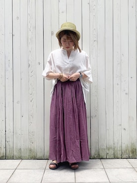 ミヅキさん（レディース・151cm）の夏コーディネート