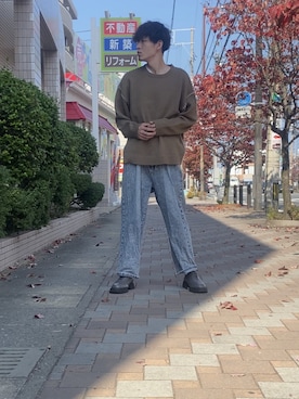 takumaさん（メンズ・178cm）の秋コーディネート