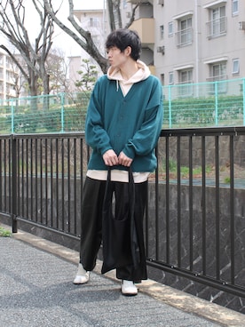 「CASPER JOHN（キャスパージョン）のアイテム（ブーツ）」を使った、takumaさん（メンズ・178cm）の春コーディネート