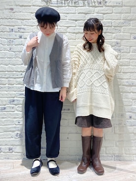 ふくしま あやなさん（レディース・164cm）の秋コーディネート