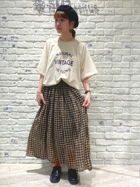 ふくしま あやなさん（レディース・164cm）の夏コーディネート