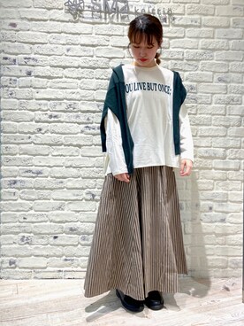 ふくしま あやなさん（レディース・164cm）の秋コーディネート