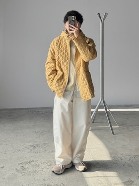 「AURALEE（オーラリー）のアイテム」を使った、kurashinoiyashiさん（メンズ・158cm）の冬コーディネート