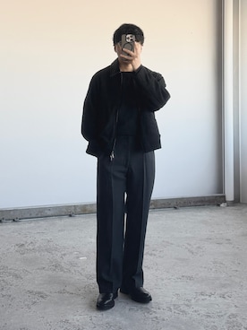 「shiun（シウン）のアイテム」を使った、kurashinoiyashiさん（メンズ・158cm）の冬コーディネート