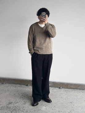 「shiun（シウン）のアイテム」を使った、kurashinoiyashiさん（メンズ・158cm）の秋コーディネート