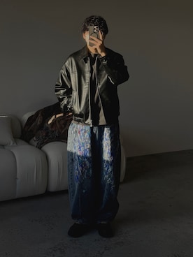 「no brand（ノーブランド）のアイテム」を使った、kurashinoiyashiさん（メンズ・158cm）の冬コーディネート