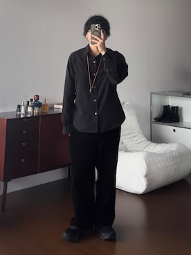 「shiun（シウン）のアイテム」を使った、kurashinoiyashiさん（メンズ・158cm）の春コーディネート