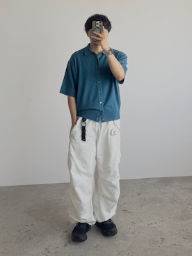 「アイテム（財布/小物）」を使った、kurashinoiyashiさん（メンズ・158cm）の夏コーディネート