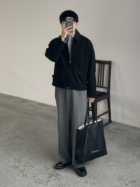 「MARNI（マルニ）のアイテム」を使った、kurashinoiyashiさん（メンズ・158cm）の冬コーディネート