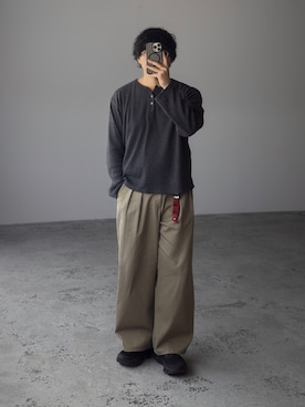 「On（オン）のアイテム」を使った、kurashinoiyashiさん（メンズ・158cm）の春コーディネート