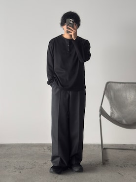 「shiun（シウン）のアイテム」を使った、kurashinoiyashiさん（メンズ・158cm）の春コーディネート