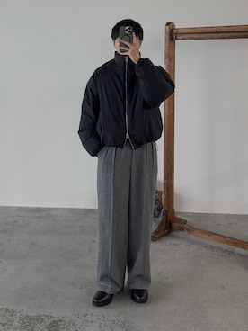 「アイテム（ジャケット/アウター）」を使った、kurashinoiyashiさん（メンズ・158cm）の秋コーディネート