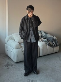 LIDNM（リドム）の「WILD SILK PADDED BLOUSON（ブルゾン）」 - WEAR