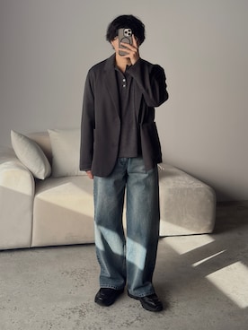 「shiun（シウン）のアイテム」を使った、kurashinoiyashiさん（メンズ・158cm）の春コーディネート