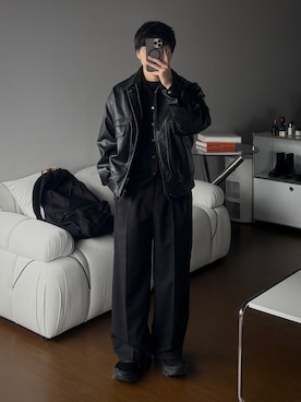 「アイテム（バックパック/リュック）」を使った、kurashinoiyashiさん（メンズ・158cm）の秋コーディネート