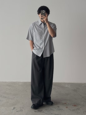 「アイテム（アンダーウェア）」を使った、kurashinoiyashiさん（メンズ・158cm）の夏コーディネート