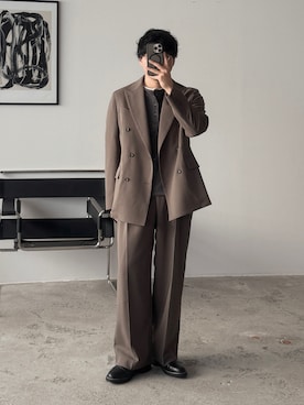 HIGH TWIST PE DOUBLE SUITを使った人気ファッションコーディネート - WEAR