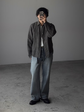 「shiun（シウン）のアイテム」を使った、kurashinoiyashiさん（メンズ・158cm）の春コーディネート