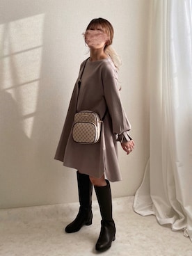 「アイテム（その他）」を使った、ぽーさん（レディース・148cm）の冬コーディネート