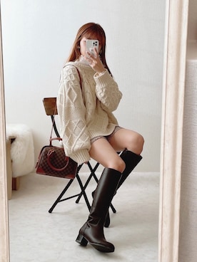 ぽーさん（レディース・148cm）の冬コーディネート