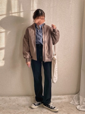 「aquagarage（アクアガレージ）のアイテム」を使った、ぽーさん（レディース・148cm）の冬コーディネート