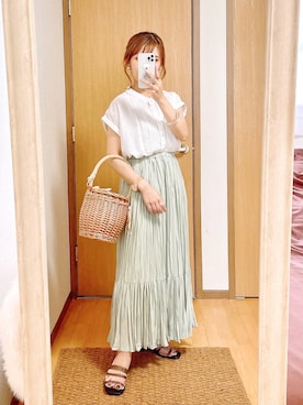 「ペールトーン」｜「アイテム（その他）」を使った、ぽーさん（レディース・148cm）の夏コーディネート