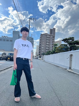 「LASTFRAME（ラストフレーム）のアイテム」を使った、hayaoさん（メンズ・173cm）の夏コーディネート