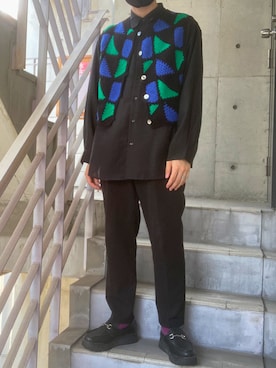 「LOOSE（ルース）のアイテム」を使った、　きいさん（メンズ・170cm）の夏コーディネート