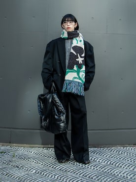 「アイテム（テーラードジャケット）」を使った、Aoi Sugiyama さん（メンズ・170cm）の秋コーディネート